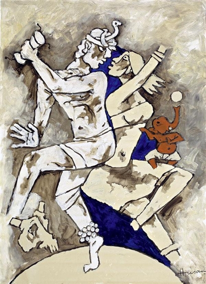 Shiva, Parvati and Ganesh 60s